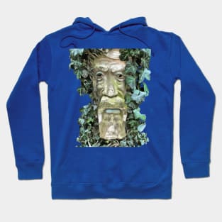 The Pagan Celtic GreenMan With Ivy Leaves Hoodie